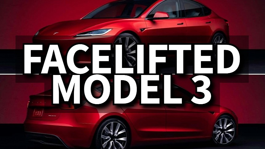 2024 Tesla Model 3 Facelift Rendered Into Reality, tesla model 3 2024  highland 