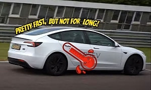2024 Tesla Model 3 Performance Can't Handle the Track, Overheats