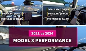 2024 Tesla Model 3 Performance Drag Races the 2021 Model, It's Not Even Close