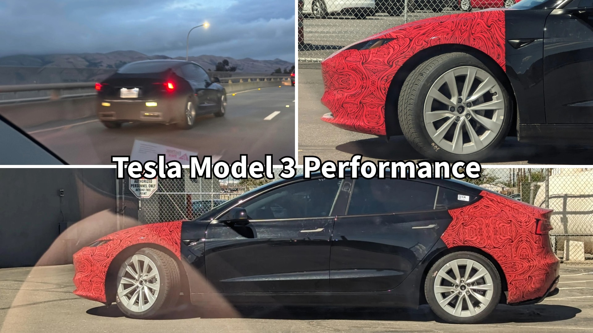 Tesla Model 3 'Highland' spotted testing in the U.S. uncovered