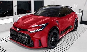 2024 Toyota C-HR GR Sport's Unofficial CGI Presentation Looks "Turbo" Instead of Electric