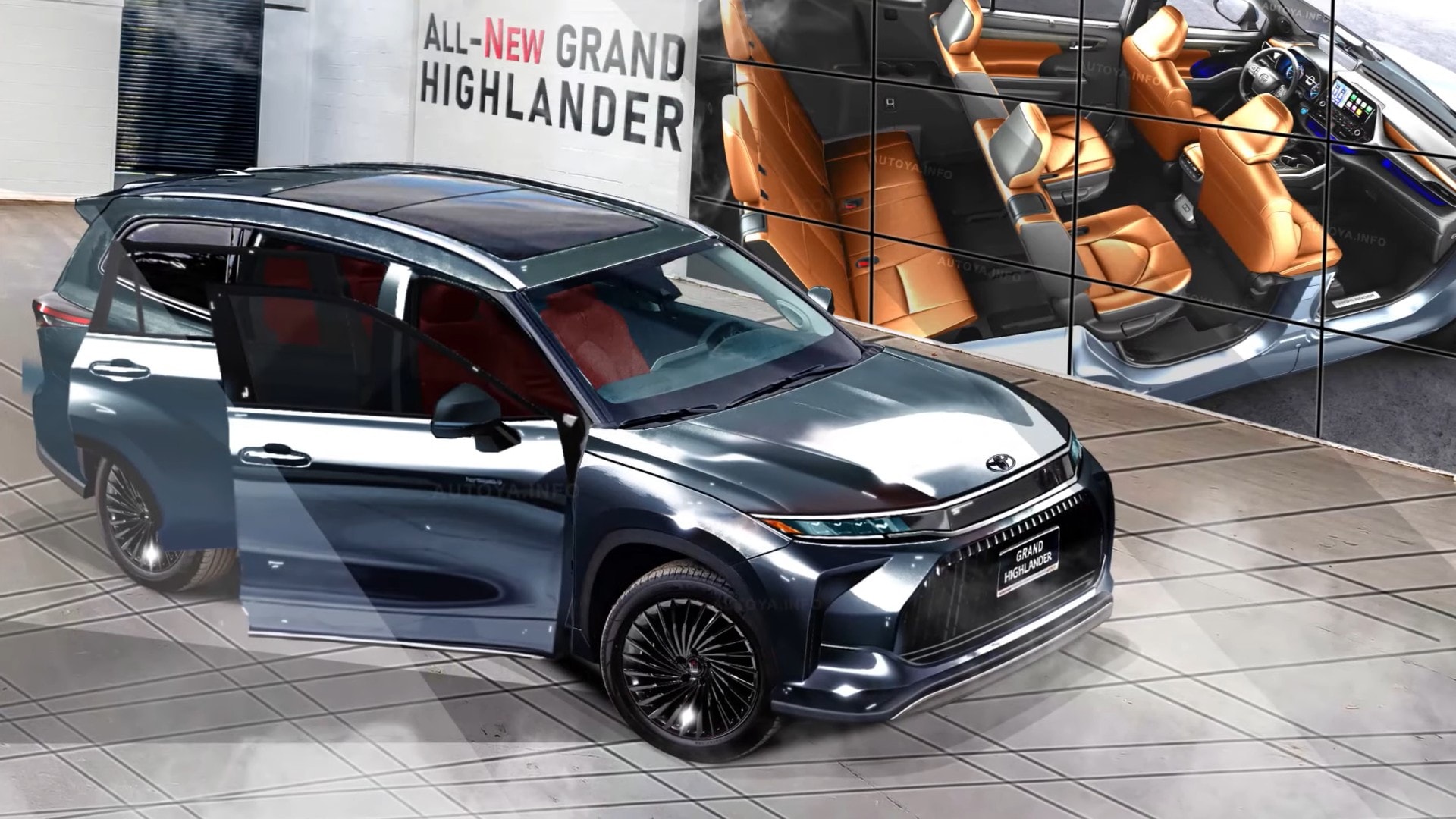 2024 Toyota Grand Highlander Interior: A Roomy, Unique Design