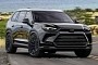 2024 Toyota Grand Highlander Shadow Line Nails Murdered-Out Treatment in CGI