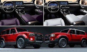 2024 Toyota Land Cruiser Presents Ritzier Color Choices Inside & Out, Albeit Only in CGI
