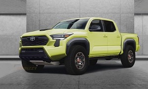 2024 Toyota Tacoma Rendered in Colorful Way, Next-Gen Truck May Go Hybrid