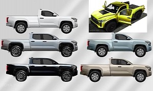 2024 Toyota Tacoma Showcase Trick Has All Cab and Bed Sizes Lined for Identification