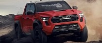 2024 Toyota Tacoma TRD Pro Rendered in Nine Paint Colors