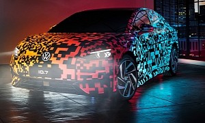 2024 Volkswagen ID.7 Electric Sedan Debuts at CES, Promises Around 435 Miles of Range