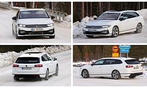 2024 Volkswagen Passat B9 Impersonates the B8 in New Spy Pics