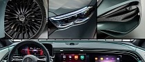 2024 W214 Mercedes-Benz E-Class Gets One Final Teaser Ahead of Impending Reveal