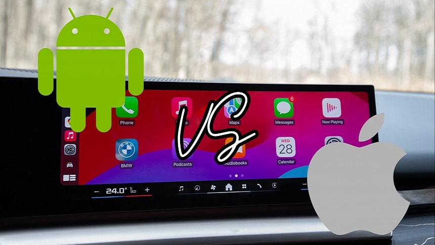 Android vs. CarPlay, this time in the car