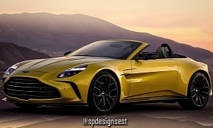 2025 Aston Martin Vantage Goes Topless, New Roadster Is Unofficially Born