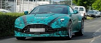 2025 Aston Martin Vantage Roadster Spied With Refreshed Front End