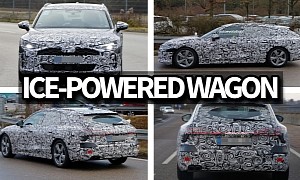 2025 Audi A7 Avant Spied As Mercedes E-Class Estate and BMW 5 Series Touring Rival