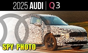 2025 Audi Q3 Spied With Less Camo, Sports MQB Evo Underpinnings