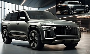 2025 Audi Q9 Gets Unofficially Revealed as a Flagship SUV Towering Above BMW's X7