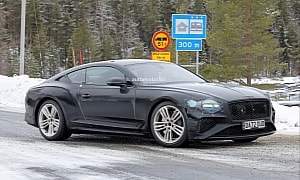 2025 Bentley Continental GT Spied Inside and Out, W12 Makes Way for Hybrid V8