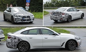 2025 BMW 4 Series GC Is an Attention Seeker, Puts On Thick Camo To Hide Minor Changes