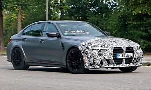 2025 BMW M3 Facelift Spied, Competition Reportedly Flaunts 518 HP