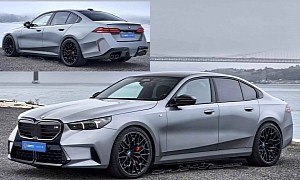 2025 BMW M5 (G90) Plug-in Hybrid V8 Executive Sedan Easily Reveals Its CGI Muscle