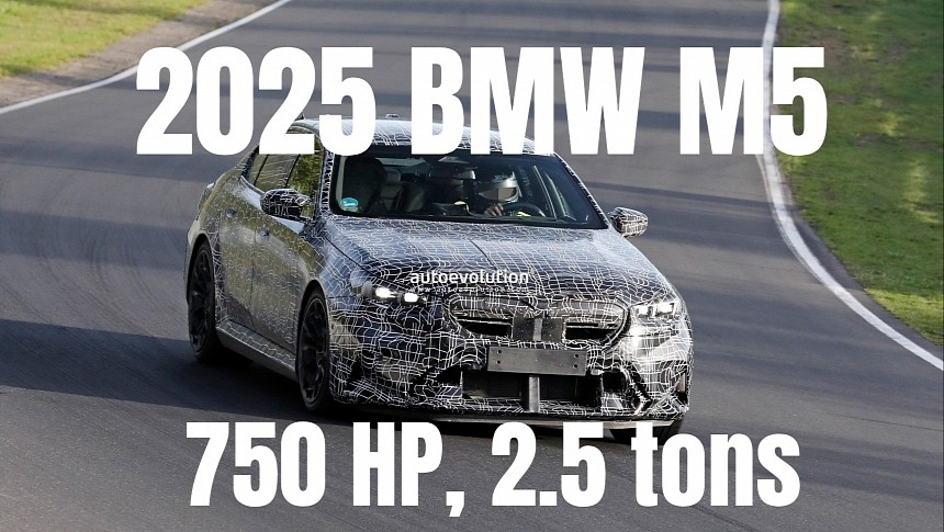 2025 BMW M5 prototype