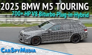2025 BMW M5 Touring Hits the Nurburgring, Looks Fast and Sounds Furious