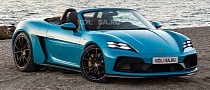 2025 Boxster EV Unofficially Drops All Camo to Preview Porsche's Electric Future