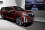 2025 Cadillac Escalade Shows Its Unofficial Colors Inside-Out Via Hypothetical Facelift
