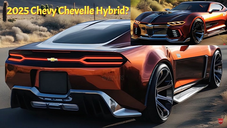 2025 Chevrolet Chevelle Hybrid rendering by JOVCARS