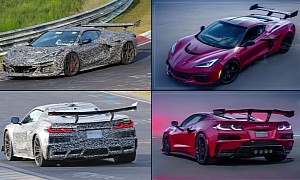 2025 Chevrolet Corvette ZR1 Gets Rendered With ZTK Track Performance Package Big Rear Wing
