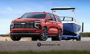 2025 Chevrolet Suburban Full-Sizer Gets Digitally Painted With a Bundle of Ritzy Colors