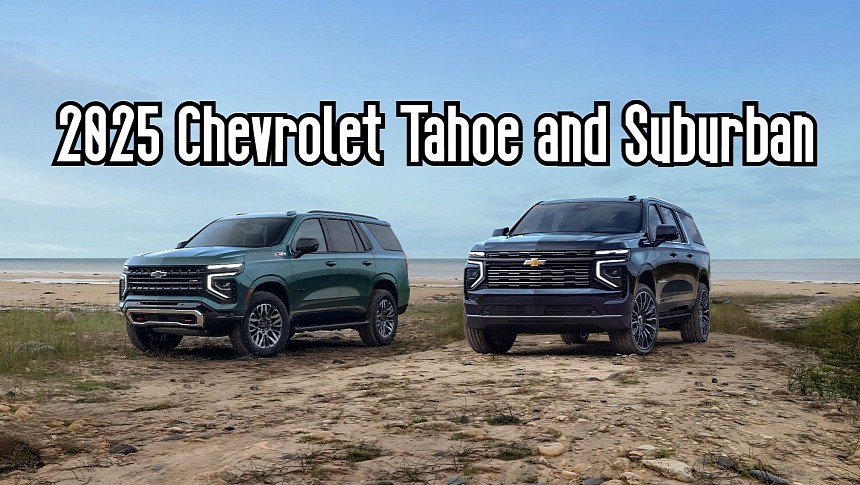 2025 Chevrolet Tahoe facelift and 2025 Chevrolet Suburban facelift