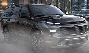 2025 Chevrolet Tahoe Z71 Redesign Shows Two-Tier LED Fascia, Albeit Unofficially