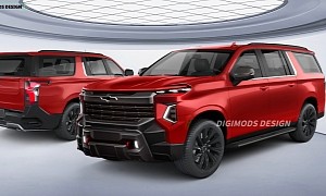 2025 Chevy Suburban Becomes So Fake-Aggressive Even BMW's X7 LCI Might Get Scared