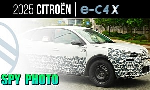 2025 Citroen e-C4 X Shows Minor Stylistic Revisions
