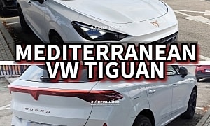 2025 Cupra Terramar Spied Naked, It's a More Exotic-Looking New-Gen VW Tiguan