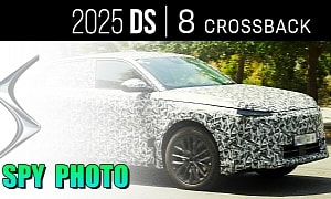 2025 DS 8 Crossback Spied Flaunting Watered-Down Aero Sport Lounge Concept Styling Cues