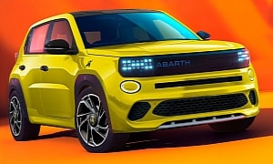 2025 Fiat Grande Panda Unofficially Gets the Digital Abarth Treatment, Looks Spot On
