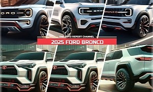 2025 Ford Bronco and Toyota 4Runner TRD Pro Clash Early Across Imagination Land