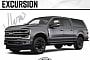 2025 Ford Excursion Comes From Imagination Land With Super Duty Styling and Gravitas
