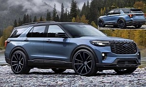 2025 Ford Explorer ST Gains Two-Tone Attire and Larger Shoes, Fits Them in a Dream