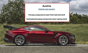 2025 Ford Mustang GTD Costs Ridiculous Money in Austria