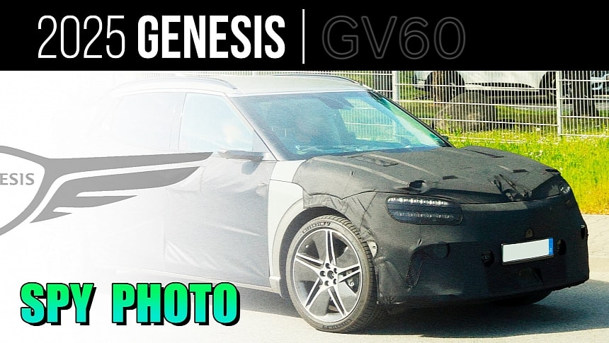 2025 Genesis GV60 spy shots