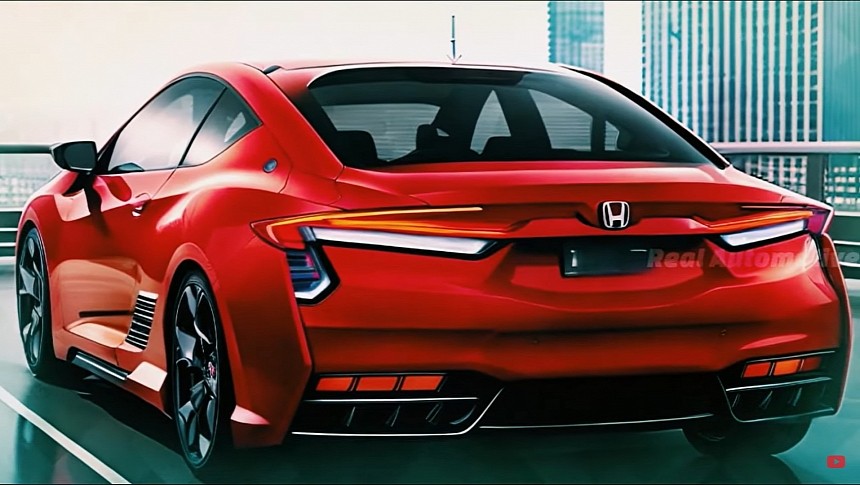 2025 Honda Civic Coupe renderings by Real Automotive / AutomagzTV