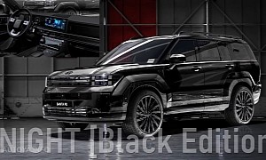2025 Hyundai Santa Fe 'Night Edition' Thinks Black Fits Like a Charm in the CGI World