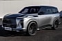 2025 Infiniti QX80 Gets a Virtual Tuning Job and There's One Big Problem With It