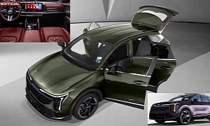 2025 Kia Sportage Shows Its Refreshed Exterior and Interior in Ritzy CGI Shades