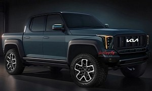 2025 Kia Tasman, the Company's First Pickup Truck, Arrives From Behind the CGI Curtain