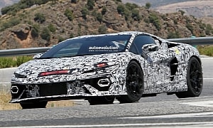 2025 Lamborghini Temerario New Spy Pics Reveal Production-Ready Huracan Successor