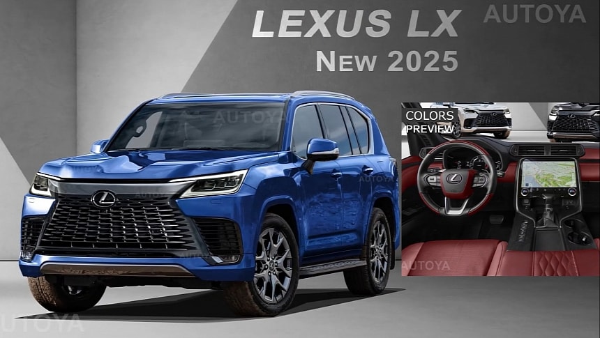 2025 Lexus LX rendering by AutoYa Interior